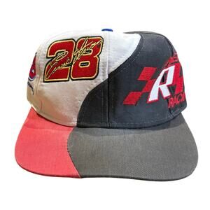 NASCAR Ernie Irvan Dale Jarrett Robert Yates Racing Vintage 90’s SnapBack Hat